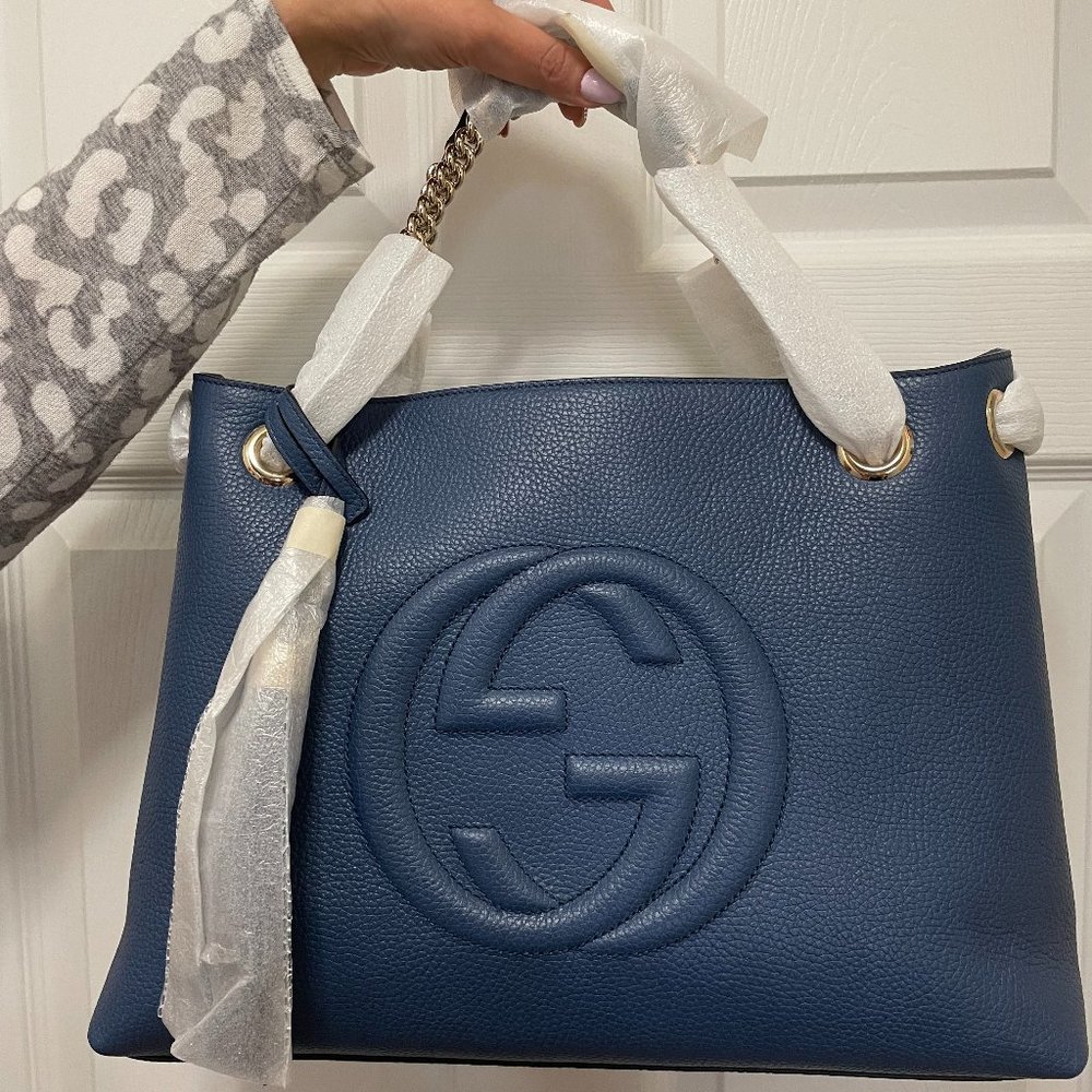 Gucci Soho GG Lather Tote Brand New